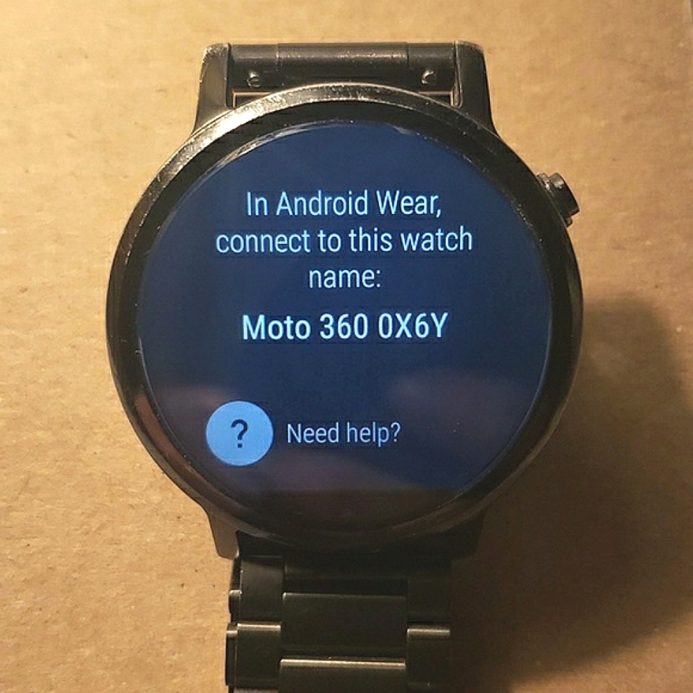 Motorola 360S Smart Watch Stainless Steel 316L